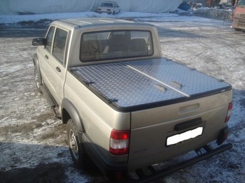 Алюминиевая крышка кузова (Трансформер) для УАЗ Pickup - ОбвесКарРу VIN: PICKUP12niis. 