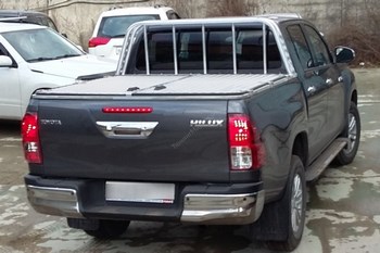 Алюминиевая крышка кузова (Трансформер) для Toyota Hilux - ОбвесКарРу VIN: HILUX15niis. 