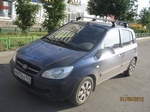 Багажник LUX на аэродинамических дугах для Hyundai Getz