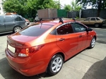 Багажник LUX на прямоугольных дугах для Hyundai Solaris