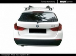Багажник Thule на аэродинамических дугах для BMW X1