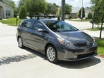 Багажник Thule на аэродинамических дугах для Toyota Prius