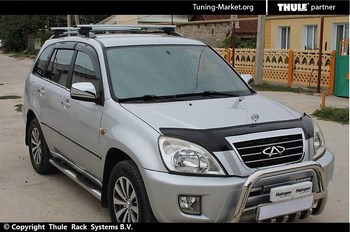 Багажник Thule на аэродинамических дугах для CHERY Tiggo - ОбвесКарРу VIN: 961-757. 