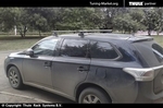 Багажник Thule на аэродинамических дугах для Mitsubishi Outlander