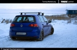 Багажник Thule на аэродинамических дугах для Volkswagen Golf