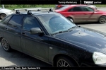 Багажник Thule на аэродинамических дугах для Lada Priora