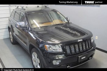 Багажник Thule на аэродинамических дугах для Jeep Grand Cherokee - ОбвесКарРу VIN: 961-753-4019. 