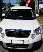 Багажник Thule на аэродинамических дугах для Skoda Yeti