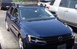 Багажник Thule на аэродинамических дугах для Volkswagen Jetta