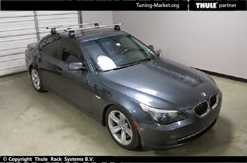 Багажник Thule на аэродинамических дугах для BMW 5-series - ОбвесКарРу VIN: 969-754-1325. 