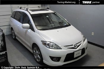 Багажник Thule на аэродинамических дугах для Mazda 5 - ОбвесКарРу VIN: 961-753-3080. 