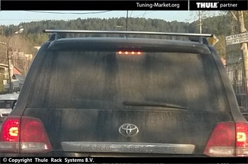Багажник Thule на аэродинамических дугах для Toyota Land Cruiser 200 - ОбвесКарРу VIN: 962-757. 