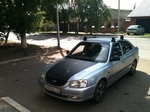 Багажник Thule на аэродинамических дугах для Hyundai Accent