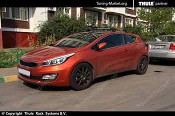 Багажник Thule на интегрированных дугах для Kia Ceed - ОбвесКарРу VIN: 9594-3119. 
