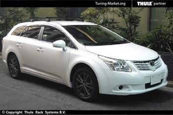 Багажник Thule на стальных дугах для Toyota Avensis - ОбвесКарРу VIN: 761-753-3073. 