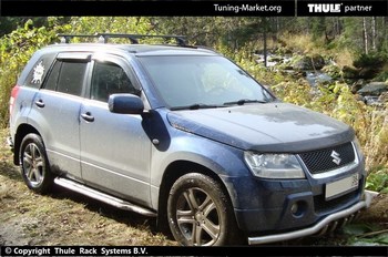 Багажник Thule на стальных дугах для Suzuki Grand Vitara - ОбвесКарРу VIN: 761-753-3024. 