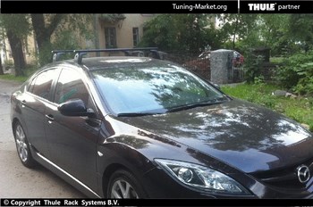 Багажник Thule на стальных дугах для Mazda 6 - ОбвесКарРу VIN: 761-753-3069. 