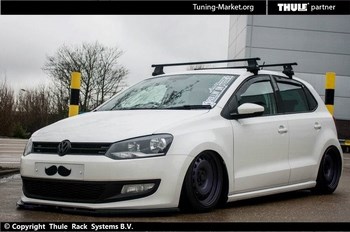 Багажник Thule на стальных дугах для Volkswagen Polo - ОбвесКарРу VIN: 769-754-1564. 