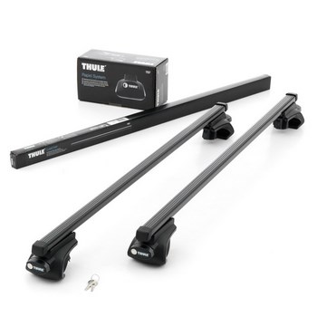 Багажник Thule SquareBar на стальных дугах для Audi A6 Allroad - ОбвесКарРу VIN: 761-757. 