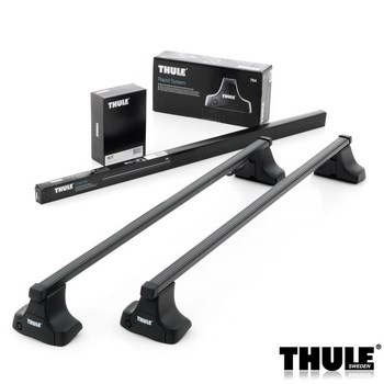Багажник Thule SquareBar на стальных дугах для Ravon Nexia - ОбвесКарРу VIN: 761-754-1420. 