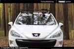 Багажник Thule SquareBar на стальных дугах для Peugeot 308