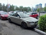 Багажник Thule SquareBar на стальных дугах для Volvo S40