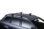Багажник Thule SquareBar на стальных дугах для Toyota Land Cruiser Prado 150