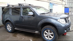 Багажник Thule SquareBar на стальных дугах для Nissan Pathfinder