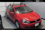 Багажник Thule SquareBar на стальных дугах для Volkswagen Golf