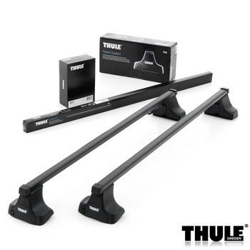 Багажник Thule SquareBar на стальных дугах для SsangYong Actyon Sports - ОбвесКарРу VIN: 762-754-1712. 