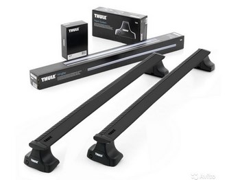 Багажник Thule WingBar Black на аэродинамических дугах для Renault Latitude - ОбвесКарРу VIN: 969200-754-1646. 