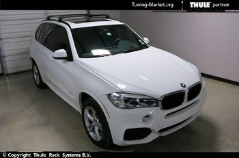 Багажник Thule WingBar Black на интегрированных дугах для BMW X5 - ОбвесКарРу VIN: 9593200-4023. 