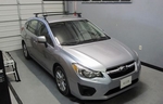 Багажник Thule WingBar Black на аэродинамических дугах для Subaru Impreza