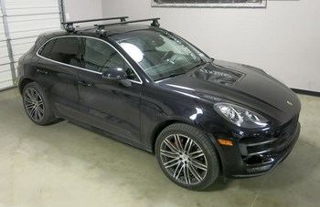 Багажник Thule WingBar Black на аэродинамических дугах для Porsche Macan - ОбвесКарРу VIN: 962200-754-1762. 