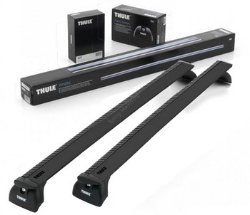 Багажник Thule WingBar Black на аэродинамических дугах для Kia Sportage - ОбвесКарРу VIN: 961200-753-4062. 