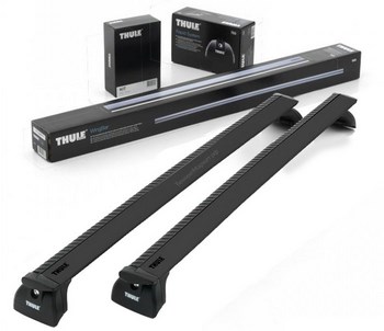 Багажник Thule WingBar Black на аэродинамических дугах для Audi Q7 - ОбвесКарРу VIN: 969200-753-3145. 