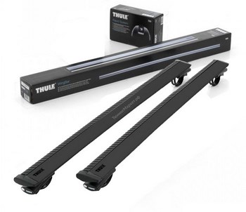 Багажник Thule WingBar Black на аэродинамических дугах для Audi A4 Allroad - ОбвесКарРу VIN: 969200-775. 
