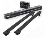 Багажник Thule WingBar Black на аэродинамических дугах для Audi A4 Allroad