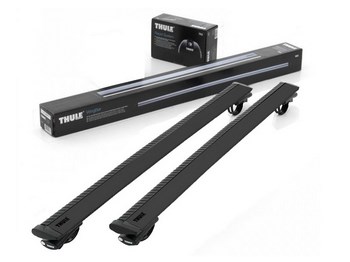 Багажник Thule WingBar Black на аэродинамических дугах для Renault Kangoo - ОбвесКарРу VIN: 961200-775. 