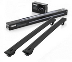 Багажник Thule WingBar Black на аэродинамических дугах для Lada Priora