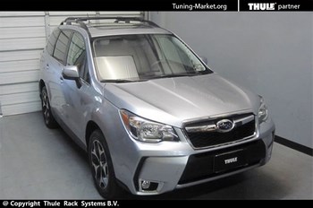 Багажник Thule WingBar Edge Black на интегрированных дугах для Subaru Forester - ОбвесКарРу VIN: 958220. 