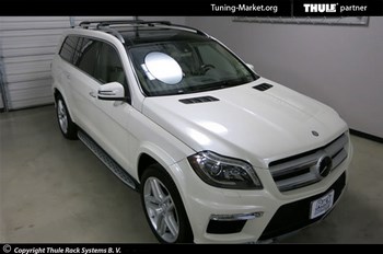 Багажник Thule WingBar Edge Black на интегрированных дугах для Mercedes-Benz GL-class - ОбвесКарРу VIN: 958320. 