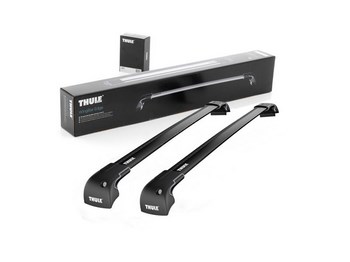 Багажник Thule WingBar Edge Black на интегрированных дугах для Renault Duster - ОбвесКарРу VIN: 9591200-4046. 