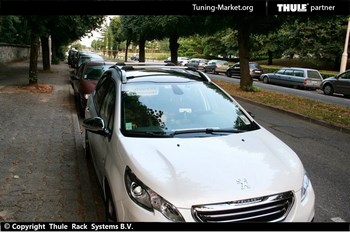 Багажник Thule WingBar Edge на интегрированных дугах для Peugeot 2008 - ОбвесКарРу VIN: 9594. 