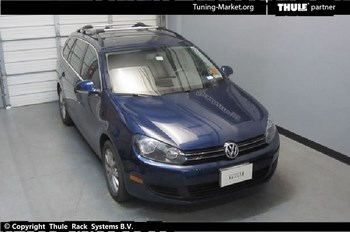 Багажник Thule WingBar Edge на интегрированных дугах для Volkswagen Golf - ОбвесКарРу VIN: 9582. 