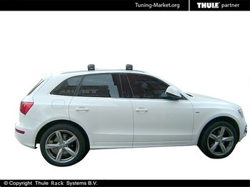 Багажник Thule WingBar Edge на интегрированных дугах для Audi Q5 - ОбвесКарРу VIN: 9593-4002. 