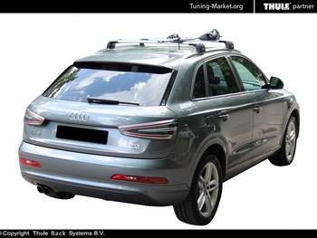 Багажник Thule WingBar Edge на интегрированных дугах для Audi Q3 - ОбвесКарРу VIN: 9595-4027. 