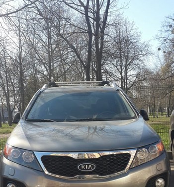 Багажник Thule WingBar Edge на интегрированных дугах для Kia Sorento - ОбвесКарРу VIN: 9585. 