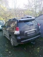 Багажник Thule WingBar на аэродинамических дугах для Toyota Land Cruiser Prado 150