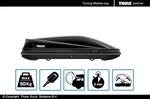 Бокс на крышу Thule Touring M 200 черный (175x82x45 см)